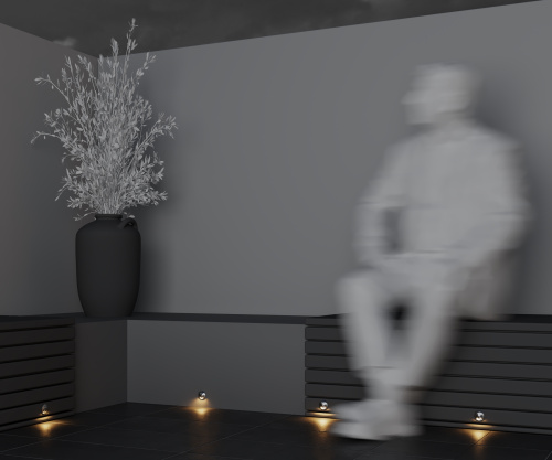 Уличный встраиваемый светильник Outdoor O044DL-L1S3K фото 6