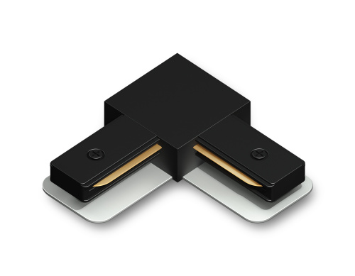 Коннектор угловой 90° токопроводящий Standard PRO 220В черный