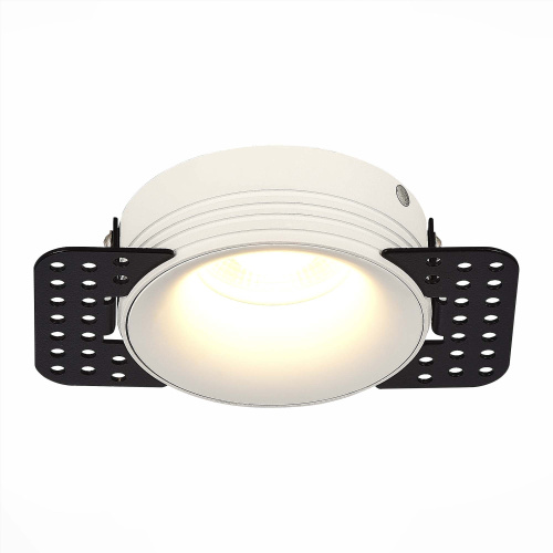 ST218.558.01 Св-к встр. Белый GU10 1*50W  IP20 D78xH30 165-265V Без ламп Встраиваемые светильники фото 3