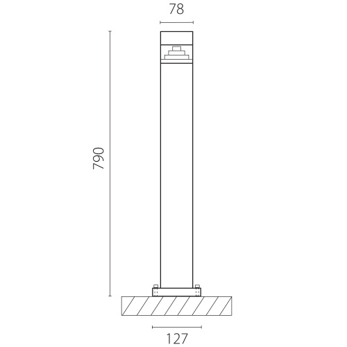 376707 Светильник RAGGIO LED 6W 260LM ЧЕРНЫЙ 4000K IP55 фото 5