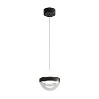 5075/9L L-VISION ODL24 355 черный/прозрачн./молочный/металл/акрил Подвес LED 9W 4000K 480лм RONI