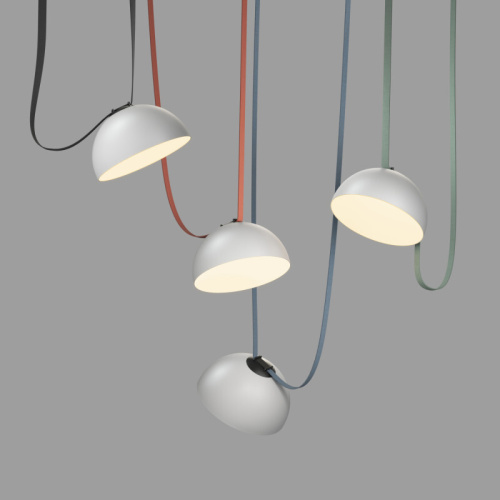 DK5563-WH+BK Cветильник для трека-ремня Belty, серия Flow со светодиодом, D300*H171мм, 48V DC, 28W, RA90, 120°, 3000K, IP20, белый с черным, алюминий фото 4 DK5563-WH+BK Cветильник для трека-ремня Belty, серия Flow со светодиодом, D300*H171мм, 48V DC, 28W, RA90, 120°, 3000K, IP20, белый с черным, алюминий фото 4