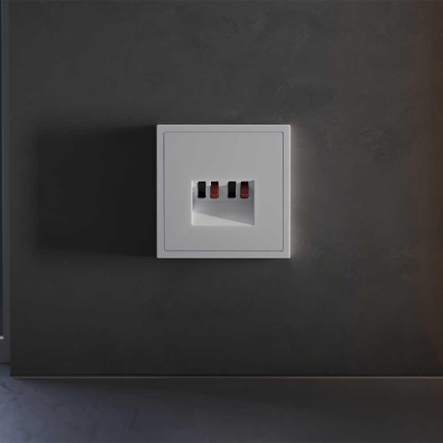 Накладка для розетки акустической 4-местной , S70 (серый) Voltum VLS001516 Накладка для розетки акустической 4-местной , S70 (серый) Voltum VLS001516