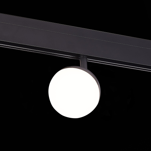 ST358.436.07 Магнитный трековый светильник Черный LED 1*7W 3000K 520Lm Ra>80 120° IP20 L120xW90xH192 SKYLINE 48