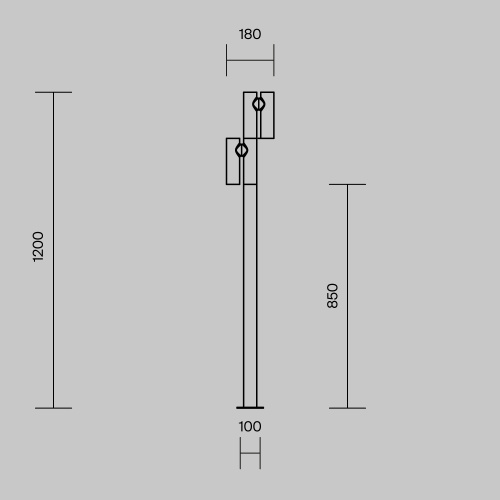 Ландшафтный светильник Outdoor O494FL-L20B3K фото 2