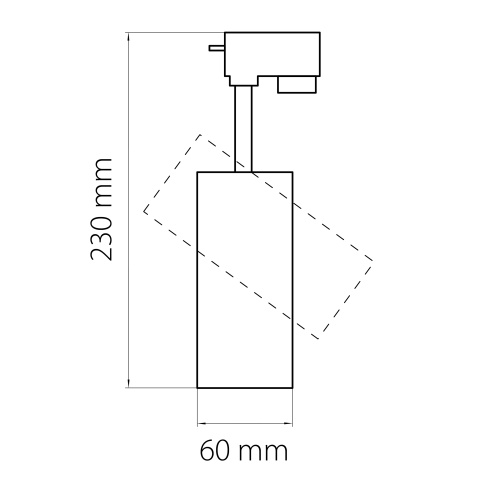 228236 Светильник для 1-фазного трека VOLTA LED 20W 1900LM 24G БЕЛЫЙ 3000K IP20 фото 4 228236 Светильник для 1-фазного трека VOLTA LED 20W 1900LM 24G БЕЛЫЙ 3000K IP20 фото 4