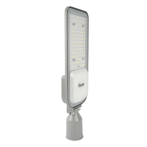 Светодиодный уличный консольный светильник Feron SP3050 100W 5000K 230V, серый фото 4