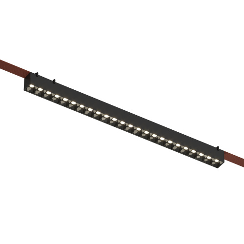 DK5573-BK Cветильник для трека-ремня Belty, серия Grill, со светодиодом, L642*W40*H45мм, 48V DC, 24W, RA90, 24°, 3000K, IP20, черный, алюминий фото 5