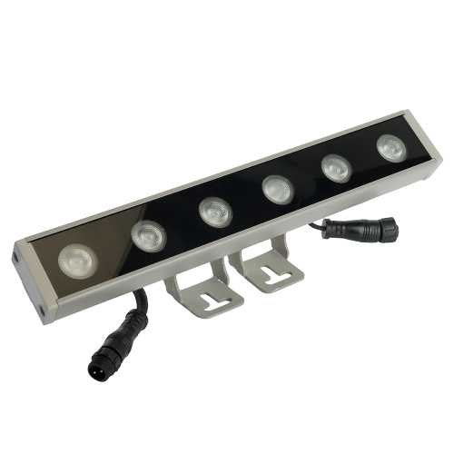 LL-893 Светодиодный линейный прожектор для подсветки стен, синий, 250*40*25mm, 6W DC24V, IP65 фото 5