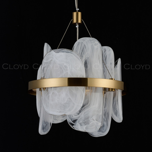 Подвесной светильник Cloyd COLD P1 / Ø30 см - латунь (арт.11516) фото 2