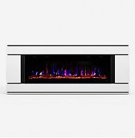 Каминокомплект ВЕГА ЛАЙТ R J52/PRM50/F50/SF50/E5 WT-LCB510/BL-LCB917 Белый/Уни неро О + SAFITA-S 50 (SPP50) Wi-Fi Электрокамин