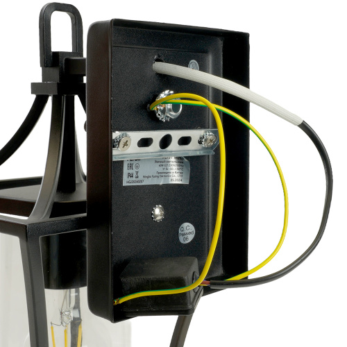 Светильник садово-парковый Feron PL731 на стену вниз  60W E27 230V, черный фото 2