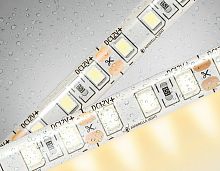 Светодиодная лента 12В 2835 120Led 9.6Вт/м 3000K IP65 5м