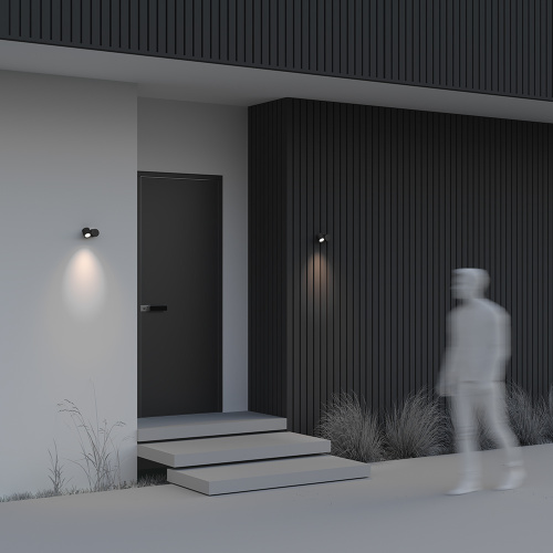 Уличный настенный светильник Outdoor O010WL-01B фото 4