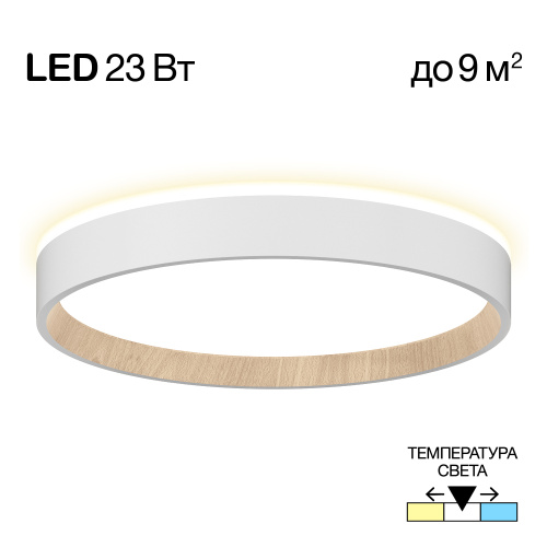 Citilux ETALON CL750240 LED Светильник с подсветкой Белый+Бук Citilux ETALON CL750240 LED Светильник с подсветкой Белый+Бук