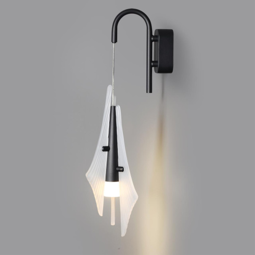 5442/6WLA L-VISION ODL_EX26 059 черный/бел.матовый/металл/стекло/акрил Бра LED*6W 3000K 633Лм AFALINA фото 5 5442/6WLA L-VISION ODL_EX26 059 черный/бел.матовый/металл/стекло/акрил Бра LED*6W 3000K 633Лм AFALINA фото 5