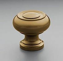 Ручка-кнопка Hanson d.3.2 Aged Brass