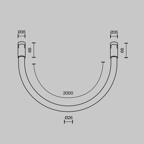 Трековый светильник Technical TR154-1-27W3K-BS фото 2