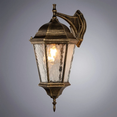 Уличный настенный светильник Arte Lamp GENOVA A1204AL-1BN фото 2