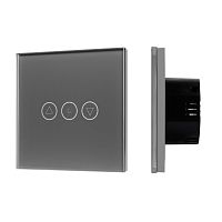 Светорегулятор сенсорный с Zigbee управлением SWT-OMALI-SD3-ZB-GR (250V, 500W) Arlight 050063