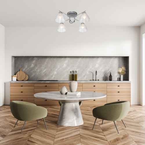 Потолочный светильник Escada 659/4PL E27*60W Chrome фото 2 Потолочный светильник Escada 659/4PL E27*60W Chrome фото 2