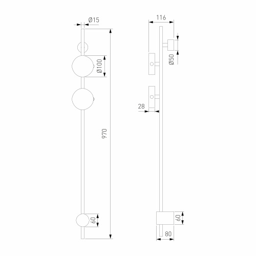 Светильник настенный светодиодный Illume черный 4000K 40154/LED фото 6 Светильник настенный светодиодный Illume черный 4000K 40154/LED фото 6