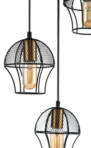 Подвесная люстра Indigo Pallo 10011/3P Black V000187 фото 2