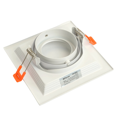 Светильник встраиваемый Feron DLT201 потолочный MR16 G5.3 белый фото 6