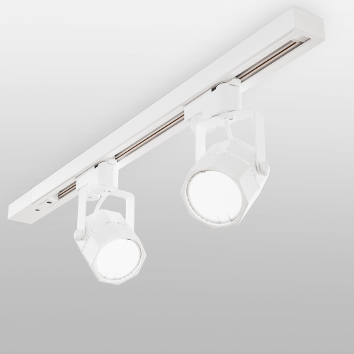 Трековый светильник для однофазного шинопровода Robi GU10 Белый MRL 1004 фото 3