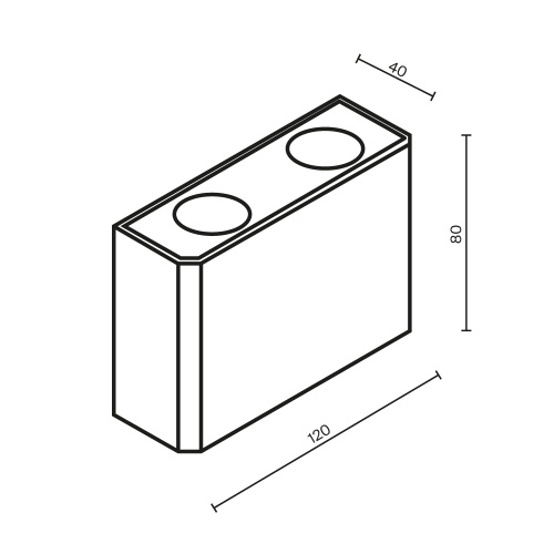 Архитектурная подсветка Outdoor O433WL-L4GF3K фото 3
