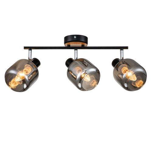 Спот Escada 10177/3A E14*40W Black/Chrome/Wood фото 4 Спот Escada 10177/3A E14*40W Black/Chrome/Wood фото 4