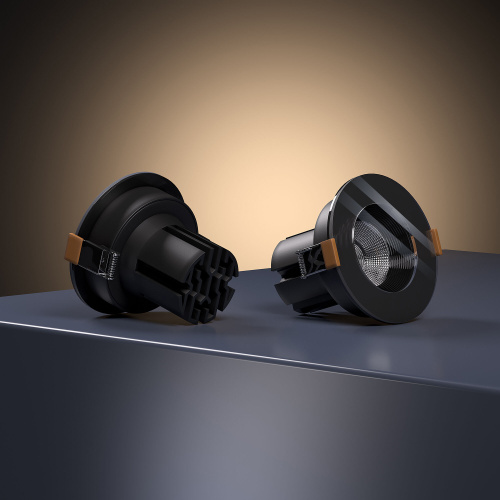 Cветильник встраиваемый светодиодный 7W 4000 черный 25096/LED фото 3