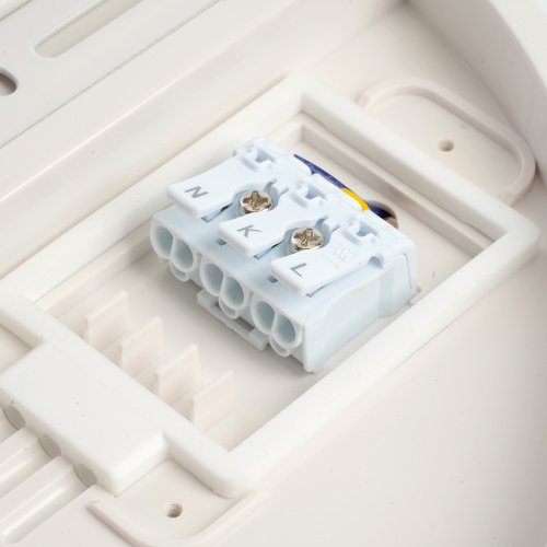 Светильник светодиодный Feron AL3025 с БАП в пластиковом корпусе 18W 4000K IP65 белый фото 9