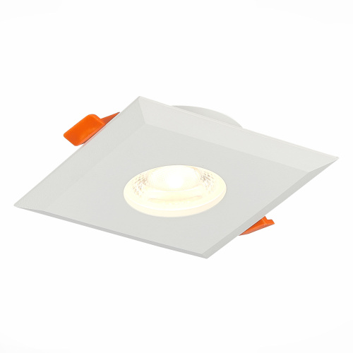 ST204.508.01 Св-к встр. Белый GU10 1*50W  L94xW94xH25 220V Без ламп Встраиваемые светильники фото 8