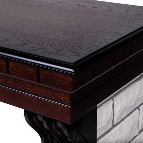 Каминокомплект COUNTRY/БРУКЛИН Античный дуб с очагом Электроочаг SPARTA 25.5 фото 5