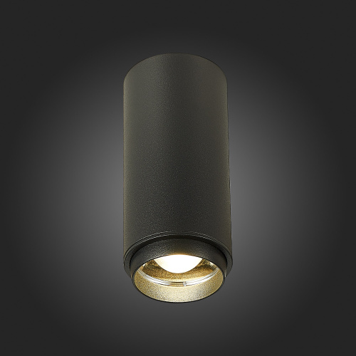 ST600.442.10 Светильник потолочный Zoom Черный LED 1*10W 4000K 1 000Lm Ra>80 15-60° IP20 D59xH130 17 Накладные светильники фото 6