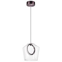 796110 Люстра CARAMELLO LED 6W 130LM КОФЕЙНЫЙ/ПРОЗРАЧНЫЙ 3000K