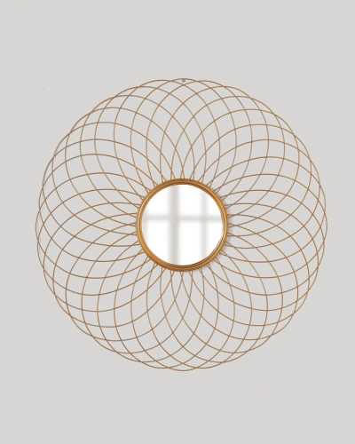 Зеркало солнце в золотой раме "Аарон" Зеркало солнце в золотой раме "Аарон"