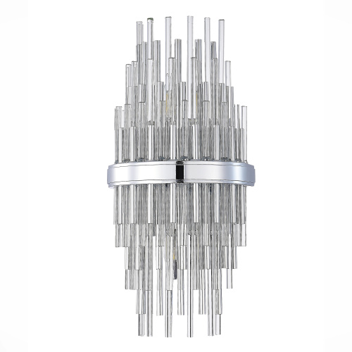 SL1628.101.02 Бра ST-Luce Хром/Прозрачный, Хром E14 2*40W TERAMO фото 3 SL1628.101.02 Бра ST-Luce Хром/Прозрачный, Хром E14 2*40W TERAMO фото 3