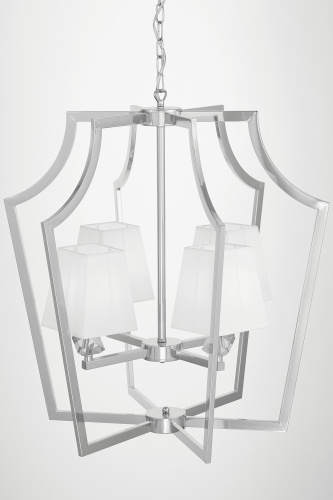 Подвесная люстра Lumina Deco Montero LDP 1249-4 CHR+WT фото 8 Подвесная люстра Lumina Deco Montero LDP 1249-4 CHR+WT фото 8