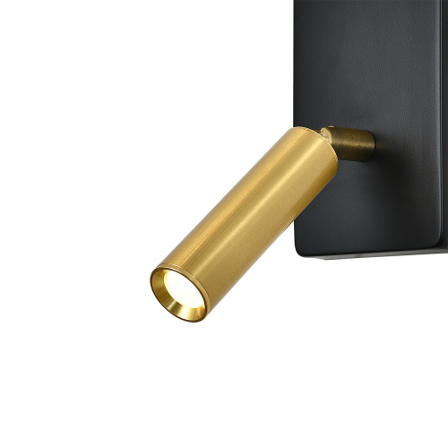 Настенный светильник Escada 598/1A E27*40W Black/Brass фото 2 Настенный светильник Escada 598/1A E27*40W Black/Brass фото 2