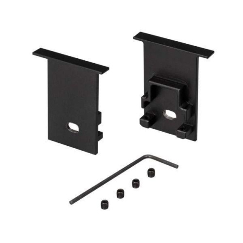 Набор заглушек Arlight SL-Comfort-2542-F Black c отверстием 031783 Набор заглушек Arlight SL-Comfort-2542-F Black c отверстием 031783