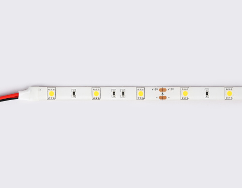 Светодиодная лента 12В 5050 30Led 7.2Вт/м 3000K IP65 5м фото 3