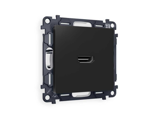 Комплект механизма розетки HDMI 2.0 AMBRELLA VOLT ALFA Черный матовый 40V/500mA 2.0GHz 5-18Gbit/s QUANT (AP8140, VM222) MA814010 Комплект механизма розетки HDMI 2.0 AMBRELLA VOLT ALFA Черный матовый 40V/500mA 2.0GHz 5-18Gbit/s QUANT (AP8140, VM222) MA814010