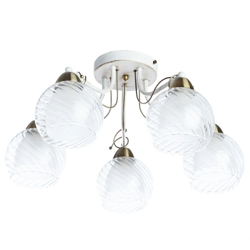 Потолочная люстра Arte Lamp INTRECCIO A1633PL-5WG Потолочная люстра Arte Lamp INTRECCIO A1633PL-5WG