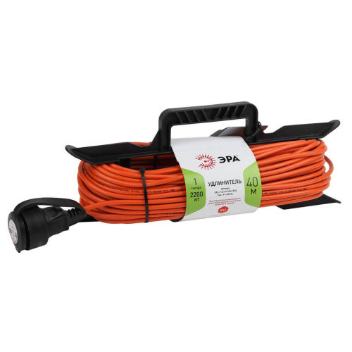 Удлинитель силовой ЭРА UFx-1-2x1.0-40m-IP44 Б0046824 Удлинитель силовой ЭРА UFx-1-2x1.0-40m-IP44 Б0046824