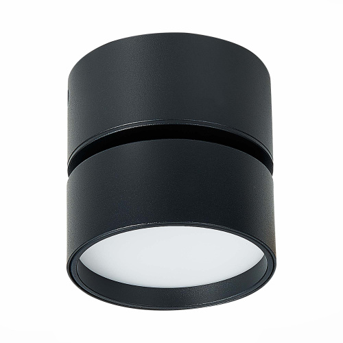 ST651.442.09 Светильник потолочный поворотный Черный LED 1*9W 4000K 720Lm Ra>90 120° IP20 D85xH87 17 Накладные светильники фото 2
