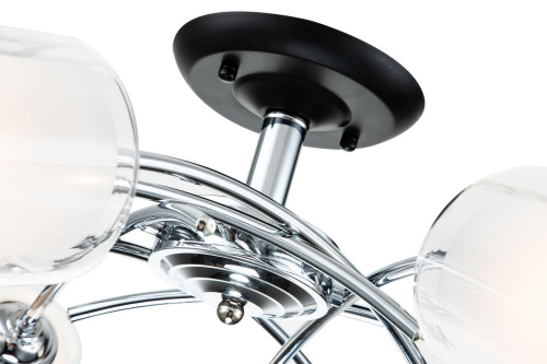 Потолочный светильник Escada 1170/6P E27*60W Chrome/Black фото 3 Потолочный светильник Escada 1170/6P E27*60W Chrome/Black фото 3