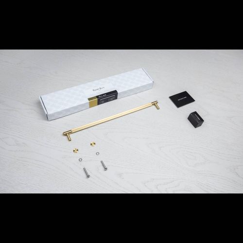 Ручка-скоба Pull Bar Linear Large Brass фото 7