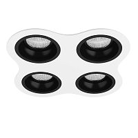 Комплект из светильников и рамки Lightstar Domino Round (214646+214607+214607+214607+214607) D64607070707